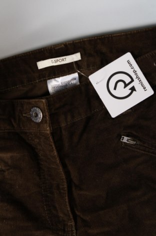Γυναικείο κοτλέ παντελόνι D.Sport, Μέγεθος M, Χρώμα Καφέ, Τιμή 2,33 €