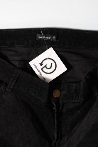 Pantaloni de velvet de femei In Extenso, Mărime L, Culoare Negru, Preț 14,31 Lei