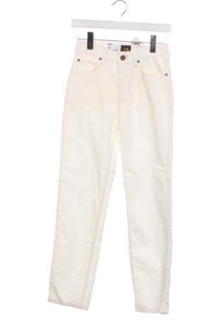 Pantaloni de velvet de femei Lee, Mărime XXS, Culoare Alb, Preț 72,04 Lei