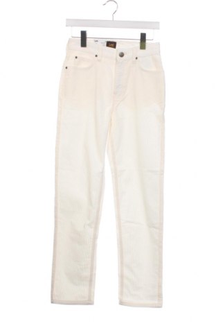 Pantaloni de velvet de femei Lee, Mărime XS, Culoare Alb, Preț 33,62 Lei