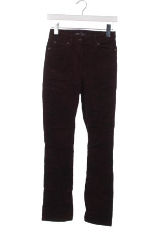 Γυναικείο κοτλέ παντελόνι Marks & Spencer, Μέγεθος XS, Χρώμα Καφέ, Τιμή 2,85 €