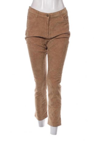 Pantaloni de velvet de femei Nice Things Paloma S., Mărime M, Culoare Bej, Preț 20,95 Lei