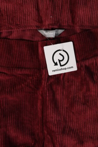 Γυναικείο κοτλέ παντελόνι Nutmeg, Μέγεθος L, Χρώμα Κόκκινο, Τιμή 2,87 €