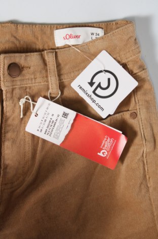 Дамски джинси S.Oliver, Размер XS, Цвят Бежов, Цена 8,70 лв.