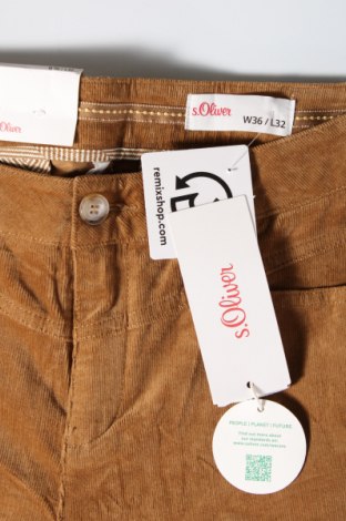 Pantaloni de velvet de femei S.Oliver, Mărime S, Culoare Bej, Preț 22,89 Lei