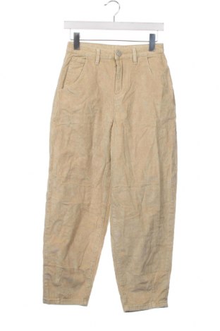 Pantaloni de velvet de femei SHEIN, Mărime XS, Culoare Bej, Preț 18,12 Lei