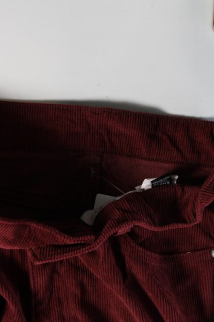 Pantaloni de velvet de femei SHEIN, Mărime L, Culoare Roșu, Preț 18,12 Lei