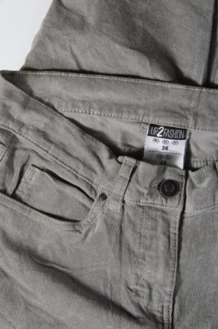 Pantaloni de velvet de femei Up 2 Fashion, Mărime M, Culoare Gri, Preț 18,12 Lei