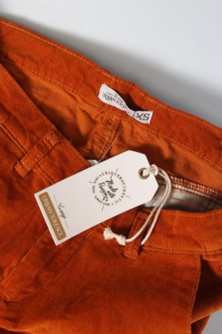 Γυναικείο κοτλέ παντελόνι Urban Surface, Μέγεθος XS, Χρώμα Πορτοκαλί, Τιμή 9,96 €