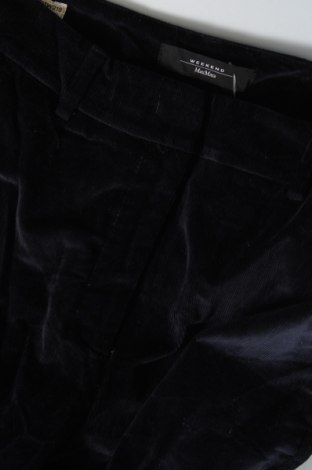 Γυναικείο κοτλέ παντελόνι Weekend Max Mara, Μέγεθος XS, Χρώμα Μπλέ, Τιμή 21,95 €
