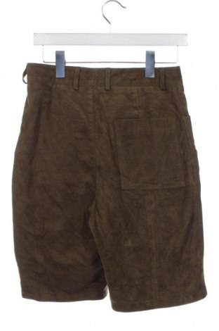 Pantaloni scurți de piele barbați Deadwood, Mărime XS, Culoare Verde, Preț 50,33 Lei