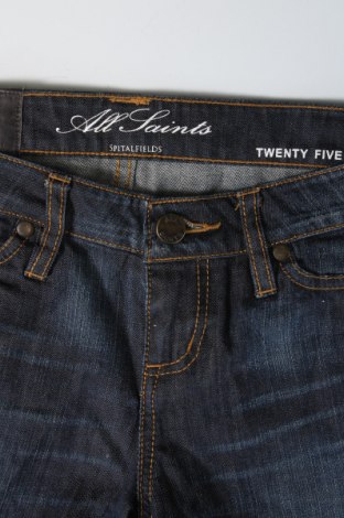 Дамски къс панталон AllSaints, Размер XS, Цвят Син, Цена 49,00 лв.