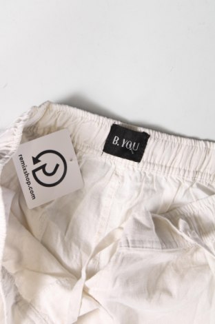 Γυναικείο κοντό παντελόνι B.You, Μέγεθος M, Χρώμα Λευκό, Τιμή 5,43 €