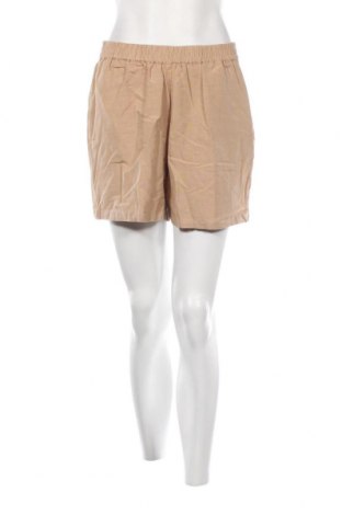 Γυναικείο κοντό παντελόνι Pieces, Μέγεθος M, Χρώμα  Μπέζ, Τιμή 10,72 €