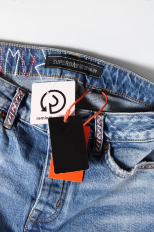Γυναικείο κοντό παντελόνι Superdry, Μέγεθος XS, Χρώμα Μπλέ, Τιμή 11,92 €