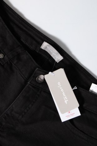Дамски къс панталон Tamaris, Размер M, Цвят Черен, Цена 11,52 лв.