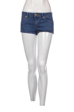 Γυναικείο κοντό παντελόνι Topshop Moto, Μέγεθος S, Χρώμα Μπλέ, Τιμή 1,84 €