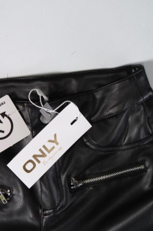 Pantaloni de piele pentru damă ONLY, Mărime XXS, Culoare Negru, Preț 30,20 Lei