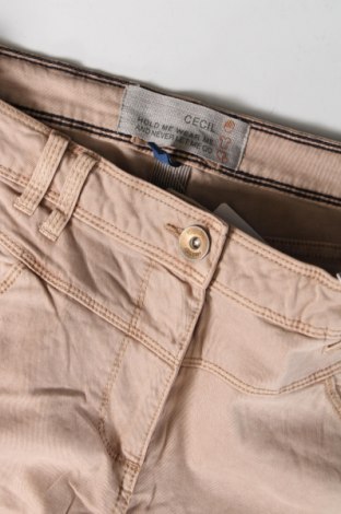 Pantaloni de femei Cecil, Mărime L, Culoare Bej, Preț 48,65 Lei