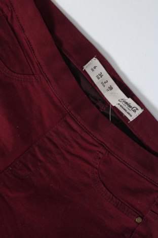 Dámské kalhoty  Denim Co., Velikost XS, Barva Červená, Cena  367,00 Kč