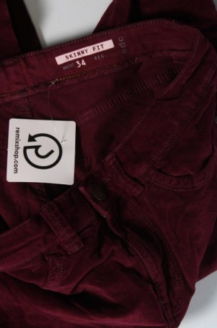Дамски панталон Edc By Esprit, Размер XS, Цвят Червен, Цена 5,22 лв.