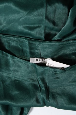 Дамски панталон NA-KD, Размер S, Цвят Зелен, Цена 87,00 лв.