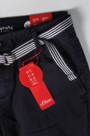 Дамски панталон S.Oliver, Размер XS, Цвят Син, Цена 87,00 лв.