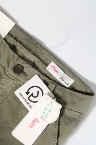 Γυναικείο παντελόνι S.Oliver, Μέγεθος XS, Χρώμα Πράσινο, Τιμή 44,85 €