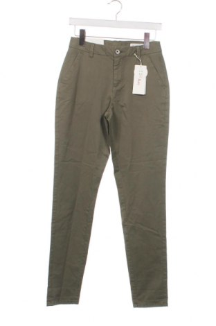 Дамски панталон S.Oliver, Размер XS, Цвят Зелен, Цена 13,92 лв.