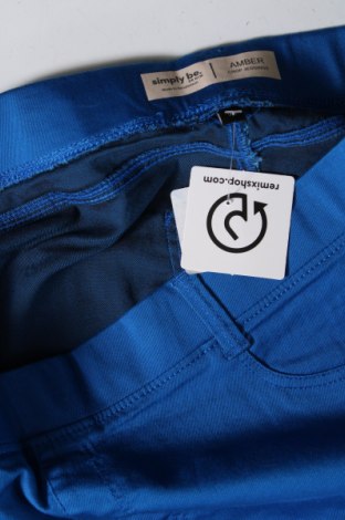 Pantaloni de femei Simply Be, Mărime XXL, Culoare Albastru, Preț 151,32 Lei