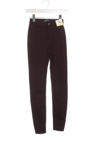 Дамски панталон Sinsay, Размер XXS, Цвят Кафяв, Цена 10,58 лв.