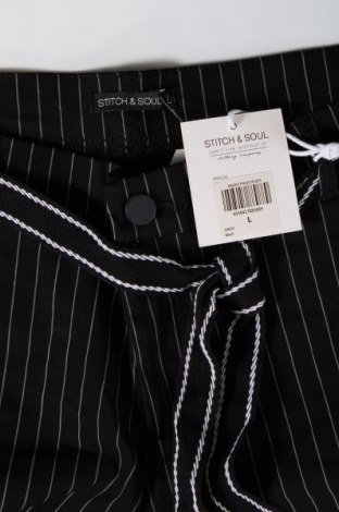 Дамски панталон Stitch & Soul, Размер L, Цвят Черен, Цена 15,64 лв.