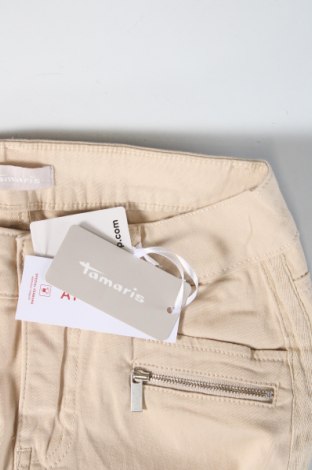 Дамски панталон Tamaris, Размер XS, Цвят Екрю, Цена 21,75 лв.