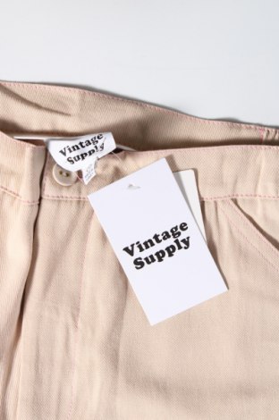Damskie spodnie Vintage Supply, Rozmiar L, Kolor Beżowy, Cena 55,65 zł