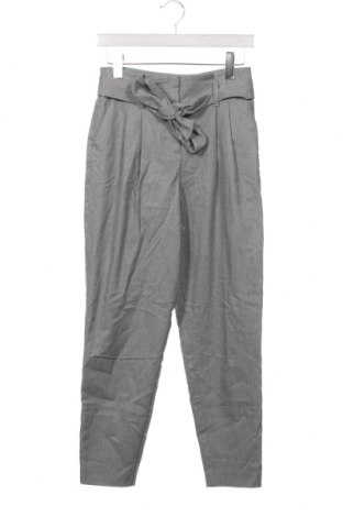 Дамски панталон Zara, Размер XS, Цвят Сив, Цена 6,40 лв.