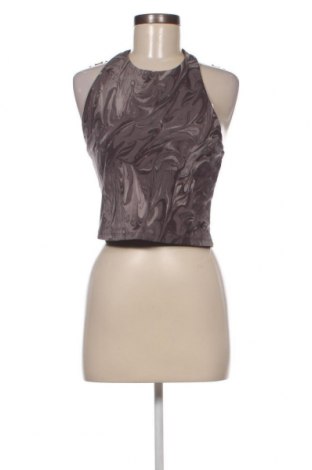 Γυναικείο αμάνικο μπλουζάκι Abercrombie & Fitch, Μέγεθος L, Χρώμα Γκρί, Τιμή 6,28 €