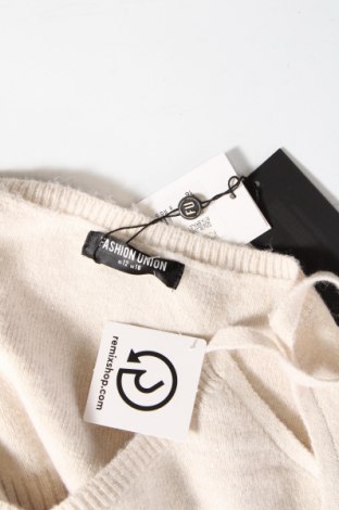 Γυναικείο αμάνικο μπλουζάκι Fashion Union, Μέγεθος M, Χρώμα  Μπέζ, Τιμή 3,44 €