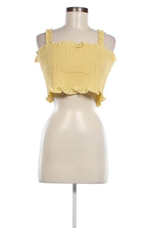 Γυναικείο αμάνικο μπλουζάκι Glamorous, Μέγεθος XL, Χρώμα Κίτρινο, Τιμή 9,42 €