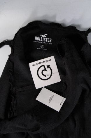 Γυναικείο αμάνικο μπλουζάκι Hollister, Μέγεθος XL, Χρώμα Μαύρο, Τιμή 9,57 €