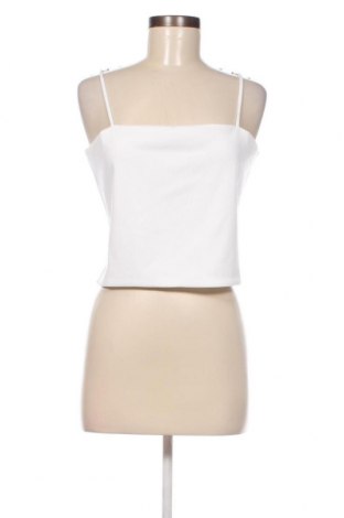 Γυναικείο αμάνικο μπλουζάκι Monki, Μέγεθος XL, Χρώμα Λευκό, Τιμή 2,35 €
