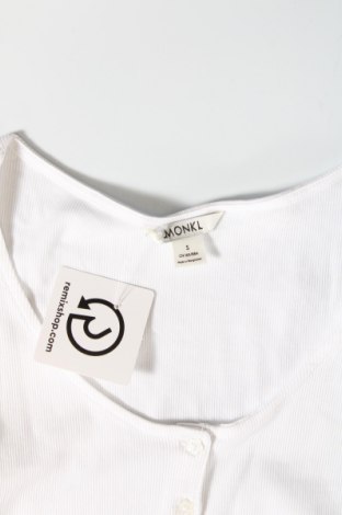Γυναικείο αμάνικο μπλουζάκι Monki, Μέγεθος S, Χρώμα Λευκό, Τιμή 7,44 €