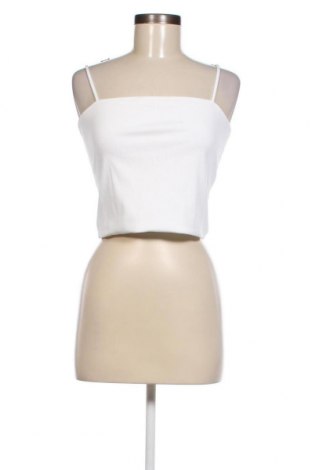 Γυναικείο αμάνικο μπλουζάκι Monki, Μέγεθος M, Χρώμα Λευκό, Τιμή 3,62 €