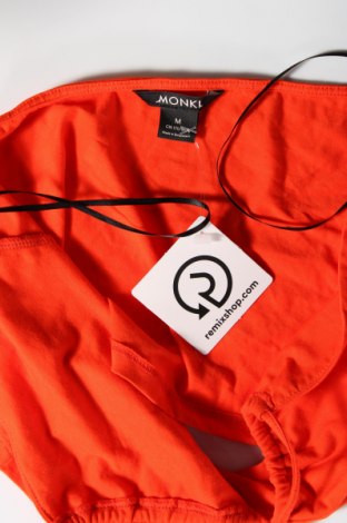 Γυναικείο αμάνικο μπλουζάκι Monki, Μέγεθος M, Χρώμα Πορτοκαλί, Τιμή 4,60 €