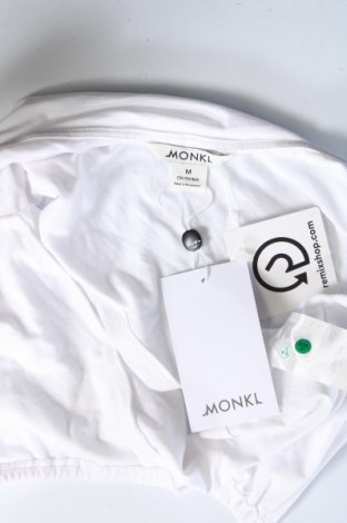Γυναικείο αμάνικο μπλουζάκι Monki, Μέγεθος M, Χρώμα Λευκό, Τιμή 4,60 €