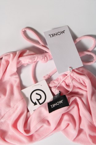 Γυναικείο αμάνικο μπλουζάκι Monki, Μέγεθος M, Χρώμα Ρόζ , Τιμή 3,82 €