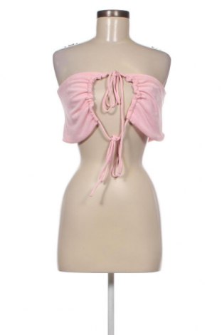 Γυναικείο αμάνικο μπλουζάκι Monki, Μέγεθος M, Χρώμα Ρόζ , Τιμή 3,82 €