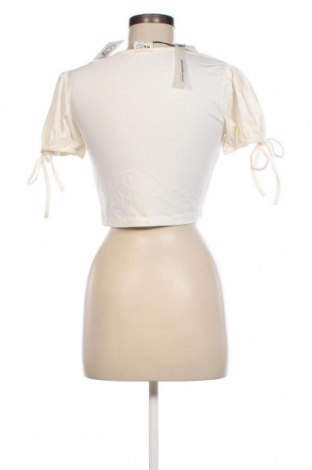Γυναικείο αμάνικο μπλουζάκι NA-KD, Μέγεθος XS, Χρώμα Εκρού, Τιμή 37,11 €