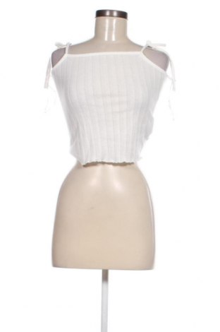 Γυναικείο αμάνικο μπλουζάκι Pieces, Μέγεθος M, Χρώμα Λευκό, Τιμή 11,00 €