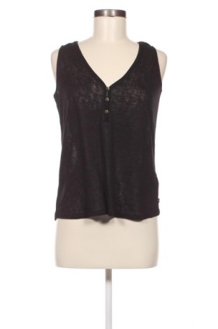 Γυναικείο αμάνικο μπλουζάκι Tom Tailor, Μέγεθος S, Χρώμα Μαύρο, Τιμή 7,18 €