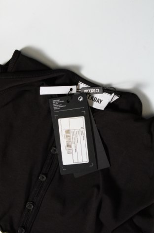 Γυναικείο αμάνικο μπλουζάκι Weekday, Μέγεθος S, Χρώμα Μαύρο, Τιμή 3,35 €